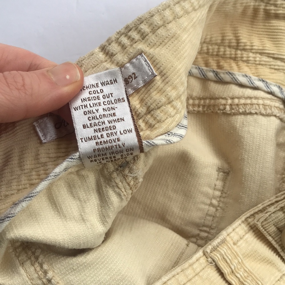 Vintage Abercrombie Fitch Y2k Corduroy Schoolgirl Academia Clueless Mini Skirt 2 - Picture 14 of 15